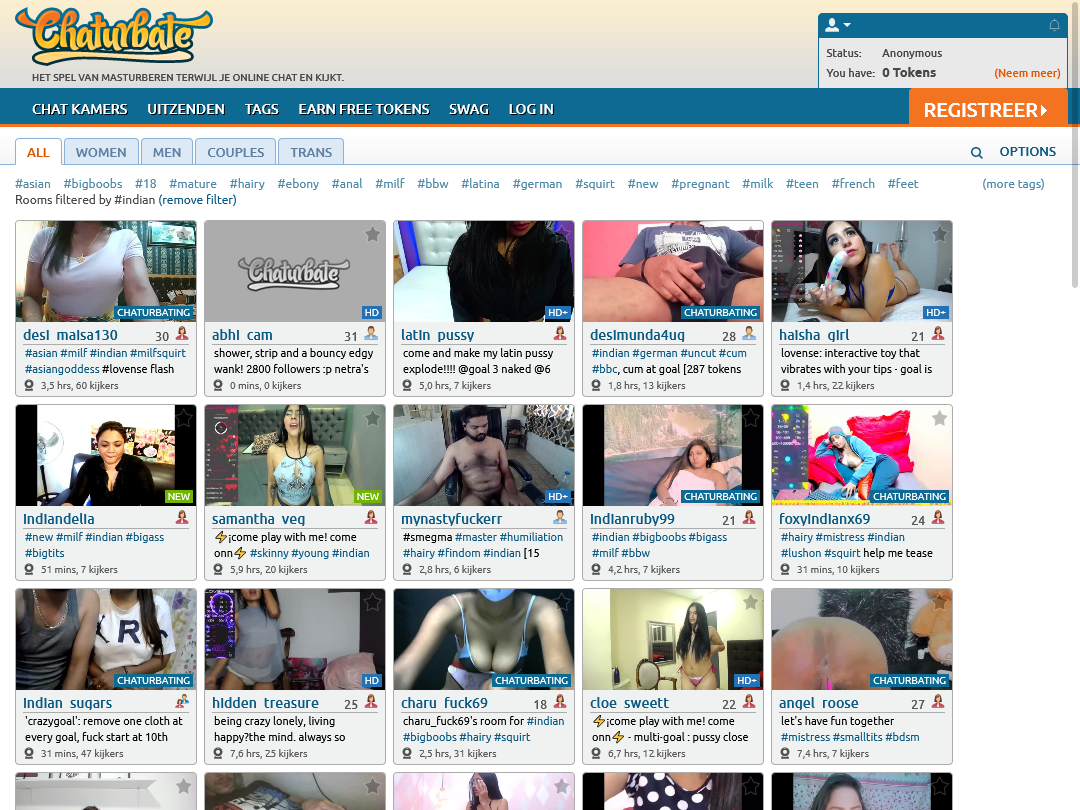 A Review Screenshot of Chaturbate/Indian