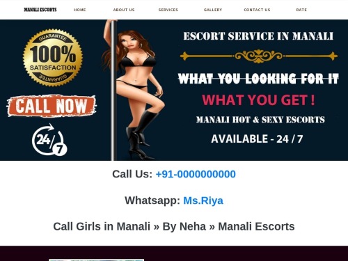 A Review Screenshot of Escortserviceinmanali.com