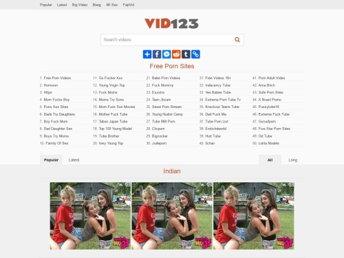 Review screenshot vid123.net