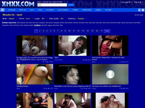 A Review Screenshot of XNXX / Tamil sex videos