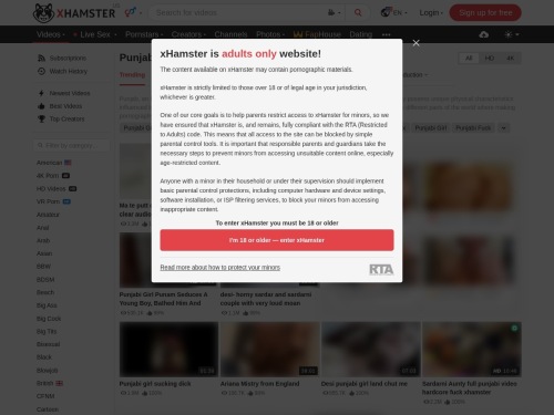 A Review Screenshot of Xhamster Punjabi