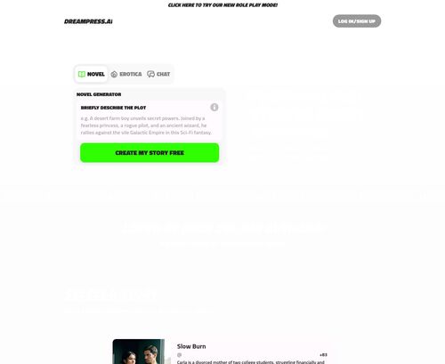 A Review Screenshot of Dreampress.ai